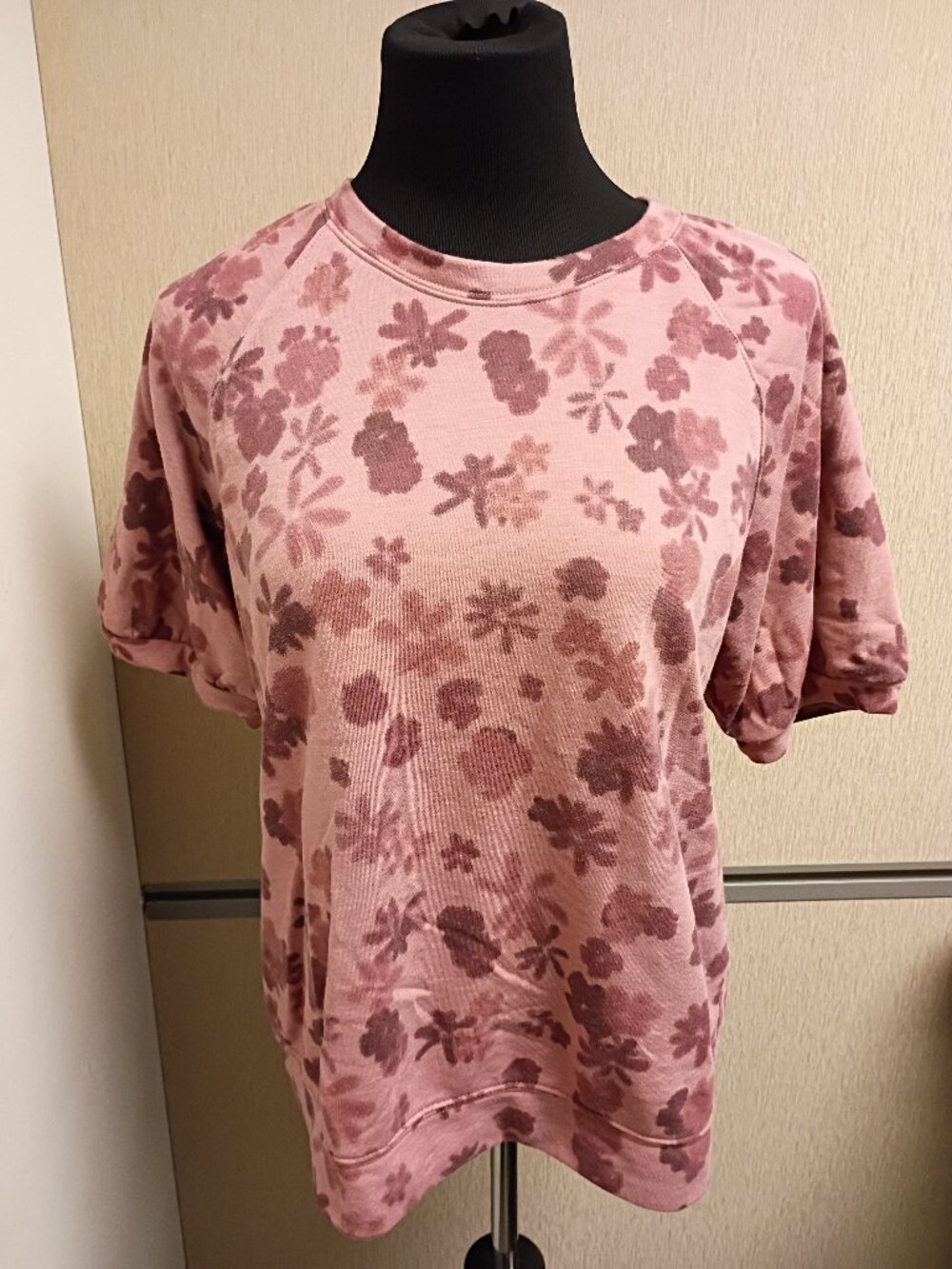 C18 Sonoma Women's Floral Print Top Size L